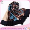 Venta caliente de alta calidad patrón paisley importación pashmina